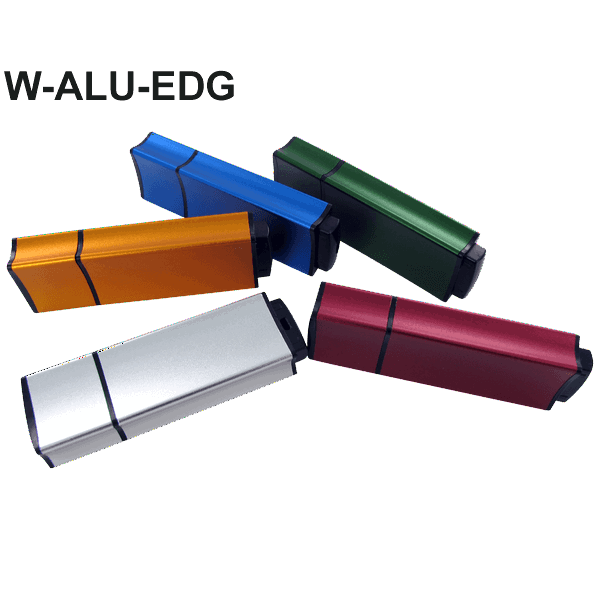 USB-Sticks-mit-Logo-Werbeartikel W-ALU-EDG
