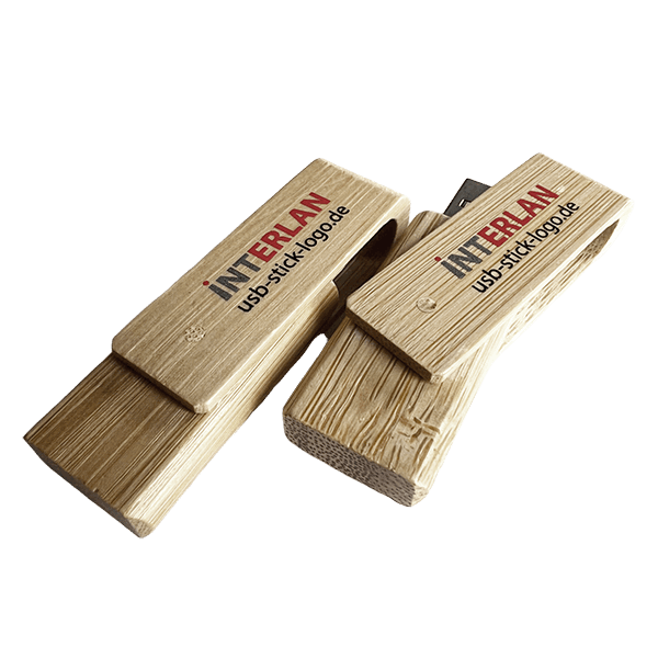 Holz USB Stick mit Logo Bedruckung