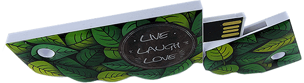 USB Stick für Ordnerablage mit Logo und Löcher