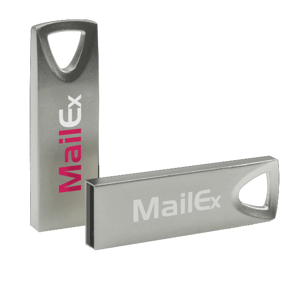 USB Stick DE-TRI mit Bedruckung und Gravur