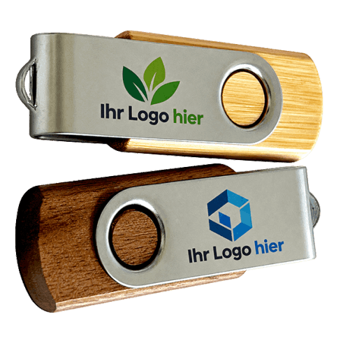 USB Stick Holz mit Gravur oder Druck