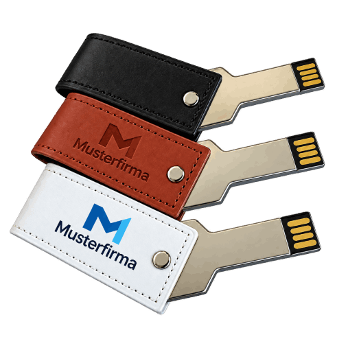 USB Stick Schlüßel mit Logo Bedruckung oder Prägung
