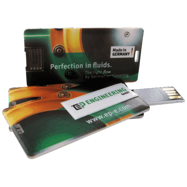 USB MIni Karte mit Druck als Werbemittel