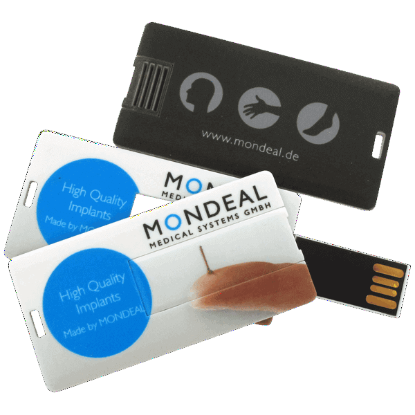 USB-Mini-Karte beidseitig bedruckbar