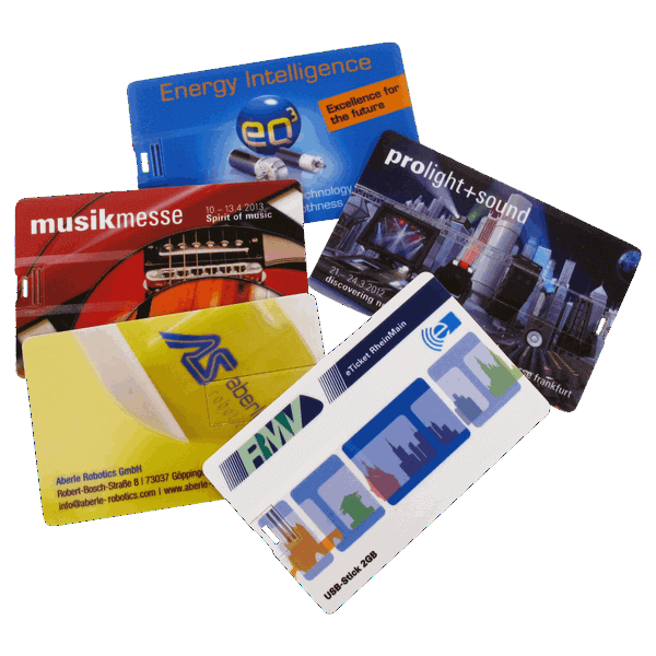 USB Karten mit Bedruckung Visitenkarte Werbeartikel