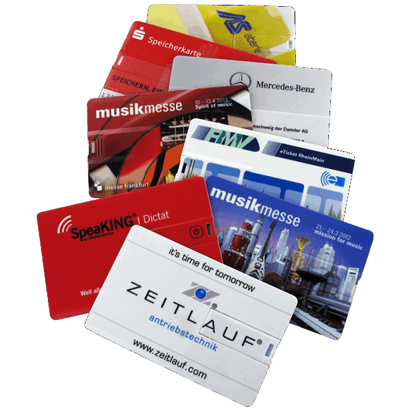 USB Karte mit Bedruckung als Werbemittel