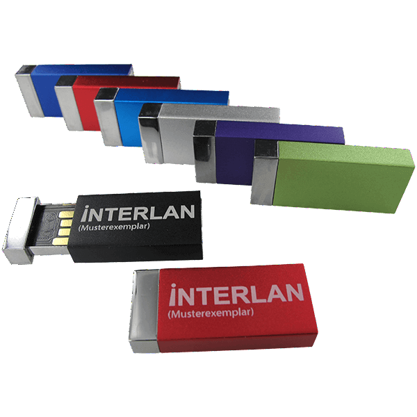 USB-Stick DE-MIL Beispiele mit Lasergravur