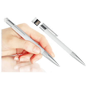 USB-Stick mit Logo als Kugelschreiber