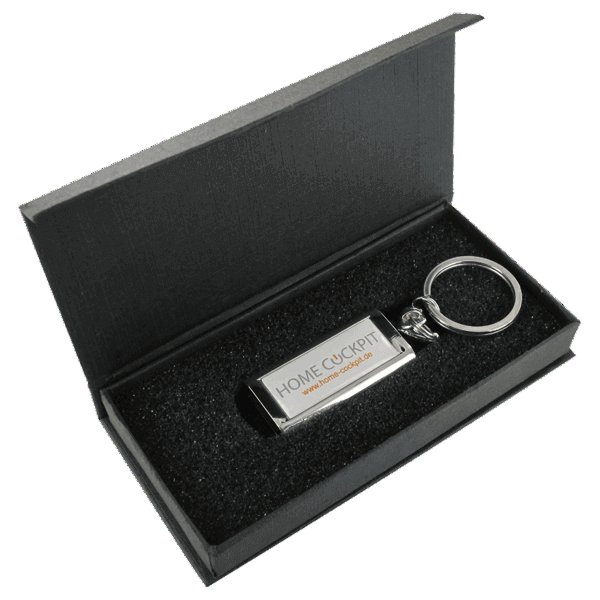 USB Stick DE-SLIDER in der Geschenkbox als Verpackung