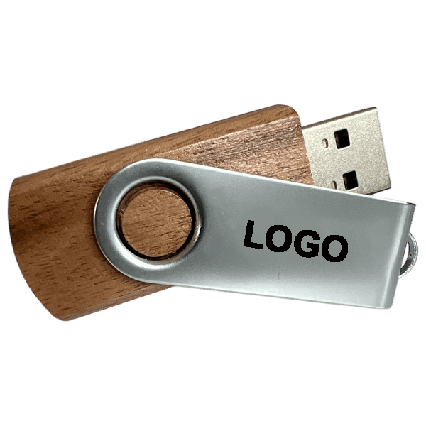 Holz USB-Stick mit Logo Druck 