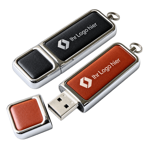Leder USB-Stick mit Logo Bedruckung