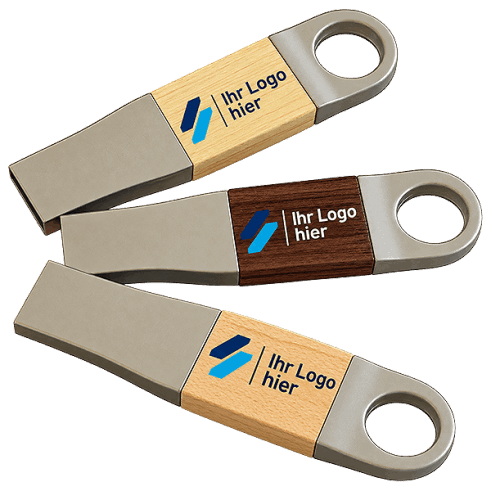 Holz USB Stick mit Logo Bedruckung H-KY