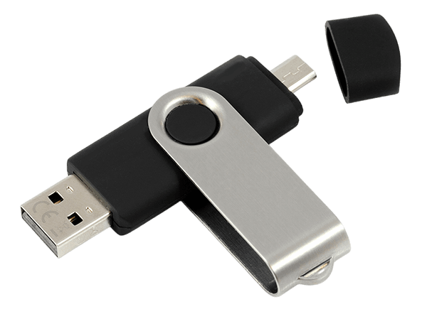 USB-Stick USB-A und USB-C mit Gravur oder Druck