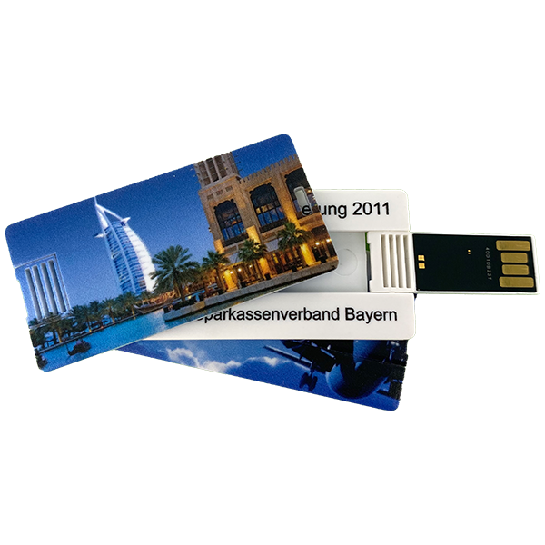 USB-Minikarten mit vollflächiger Bedruckung